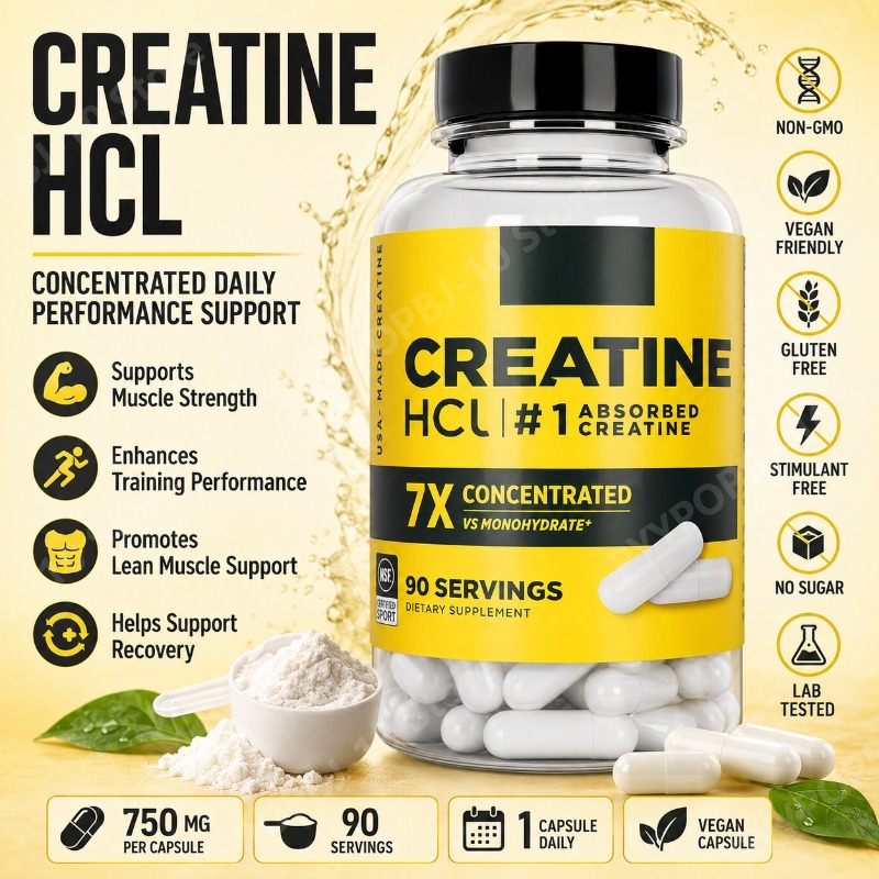 Nutrition Fitness - Creatina HCl 750mg 90 Capsule Supporto