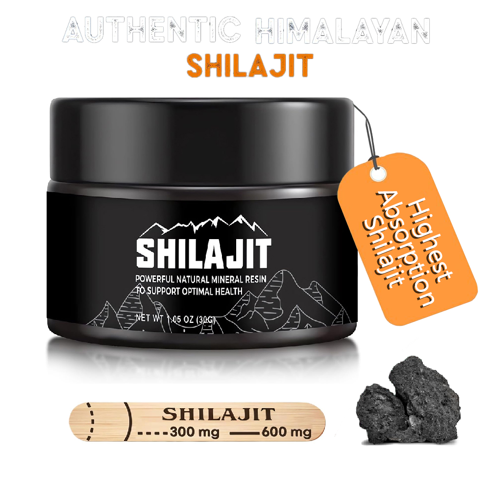Shilajit Resin Pure - Autentica resina Shilajit dell'Himalaya - Resina