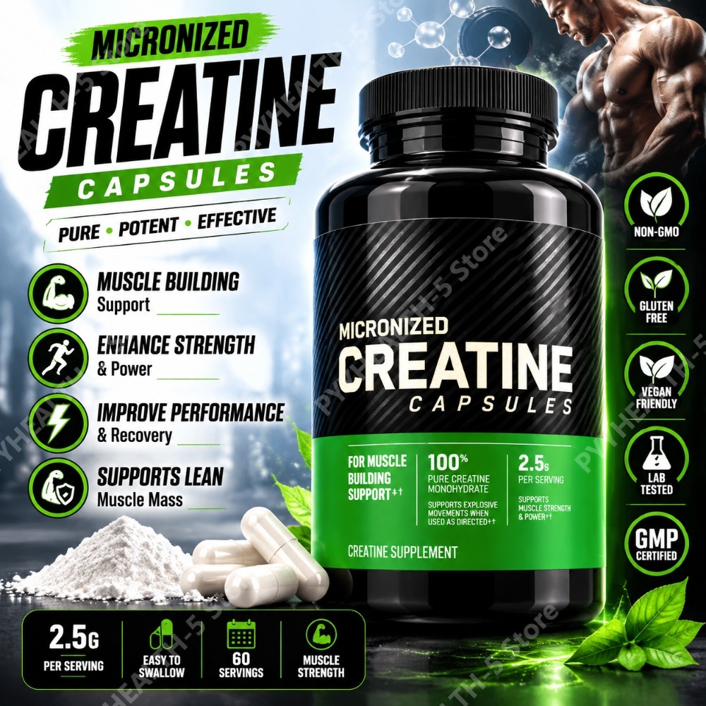 Nutrition Fitness - Capsule di Creatina 2.5g per Adulti