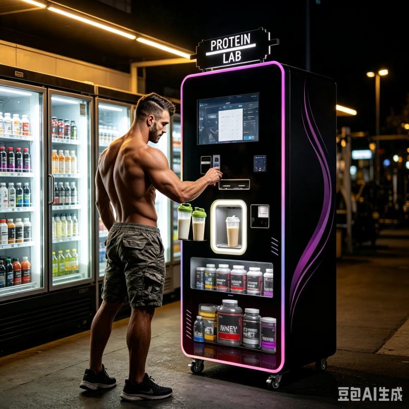 Nutrition Fitness Center - Distributore Automatico di Frullati Proteici Personalizzato,