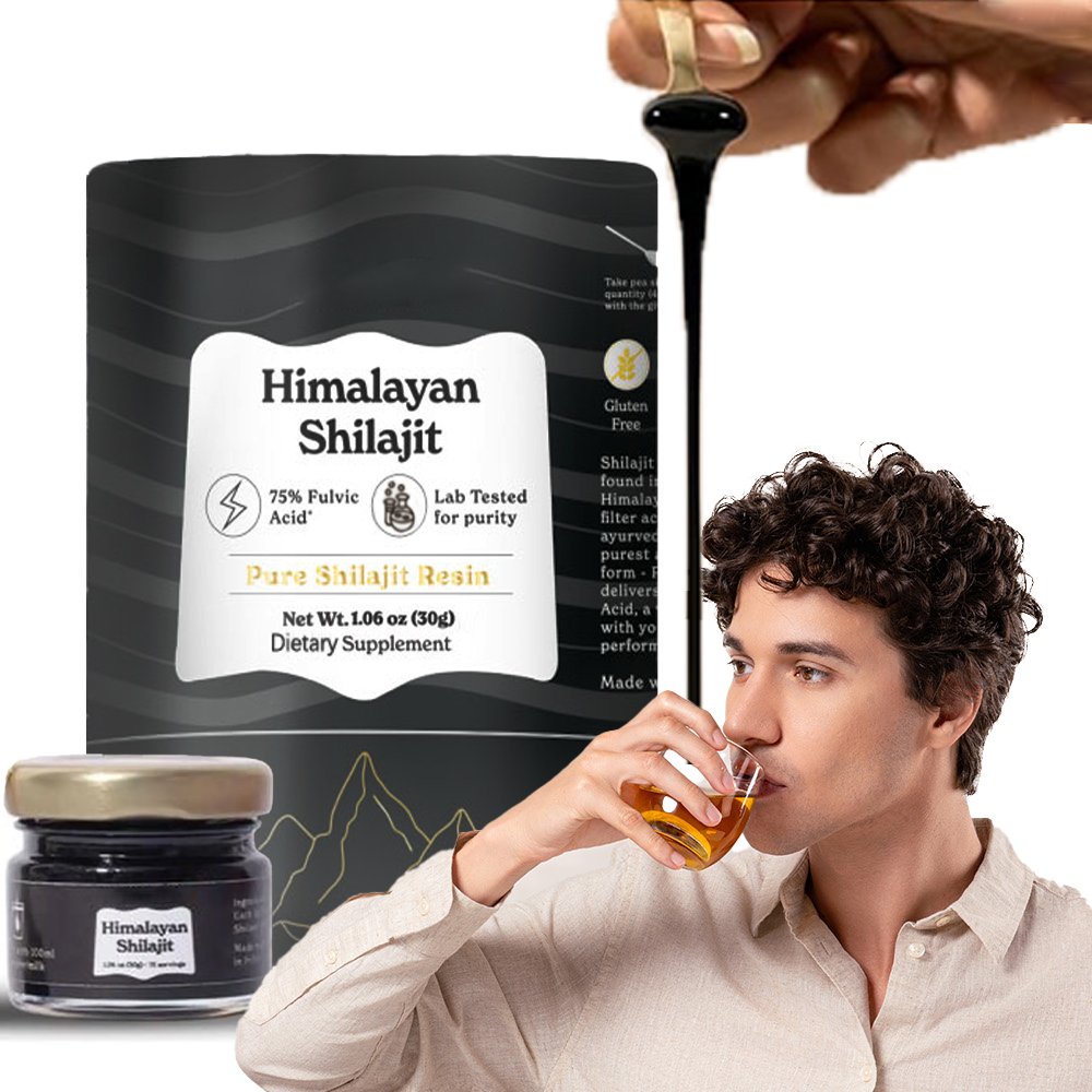 Shilajit Resin Pure - Shilajit puro dell'Himalaya, resina morbida, acido