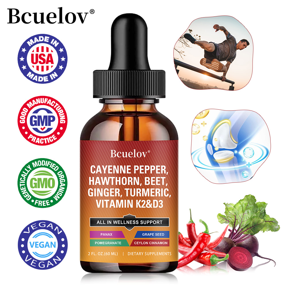 Vitamin D3 K2 Drop - Gocce liquide al pepe Cayenne +