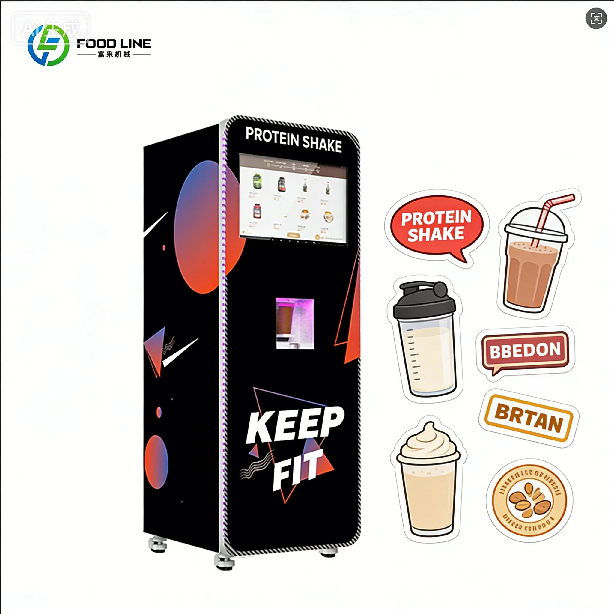 Nutrition Fitness Center - Distributore Automatico di Bevande Proteiche Completamente