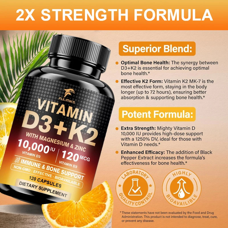 Integratore di Vitamina D3 K2  - Vitamin D3 K2 Drop recensione e prezzo