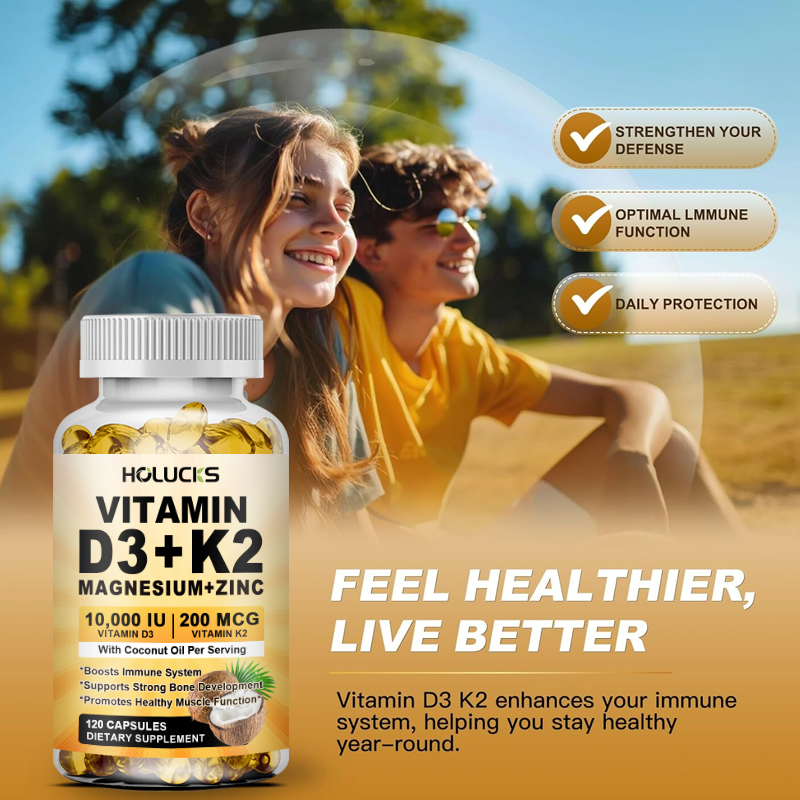 Capsule di vitamina D3+K2, con - Vitamin D3 K2 Drop recensione e prezzo