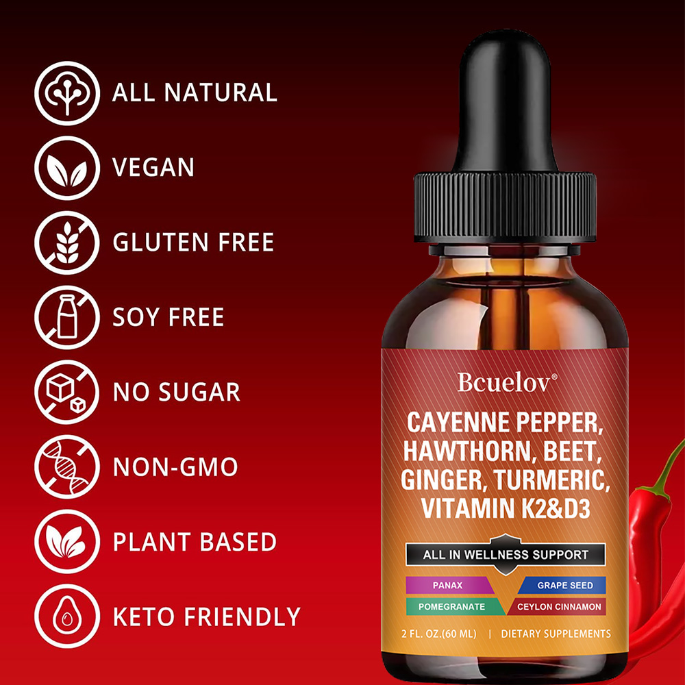 Gocce liquide al pepe Cayenne  - Vitamin D3 K2 Drop recensione e prezzo