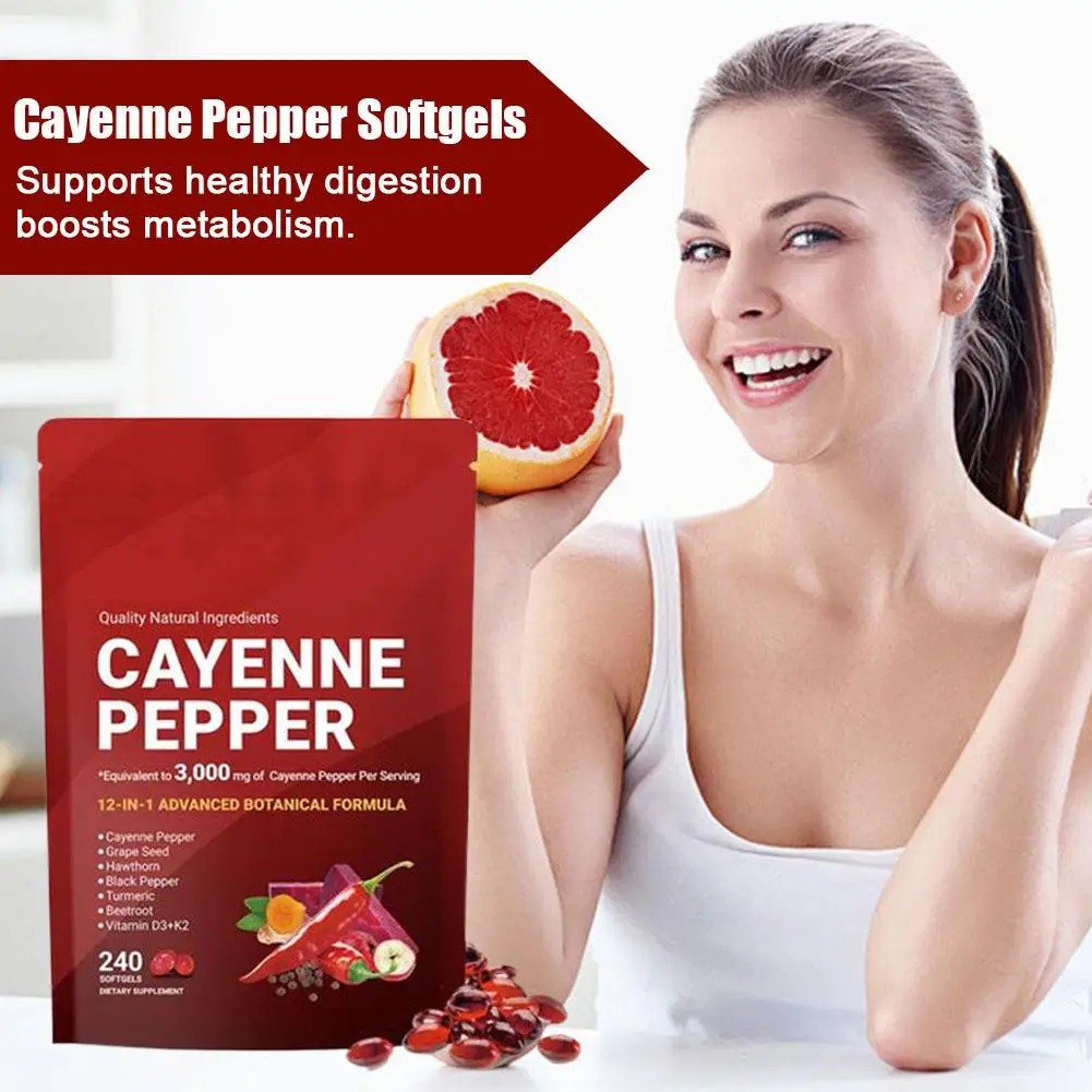 240 Capsule di Peperoncino Cay - Vitamin D3 K2 Drop recensione e prezzo