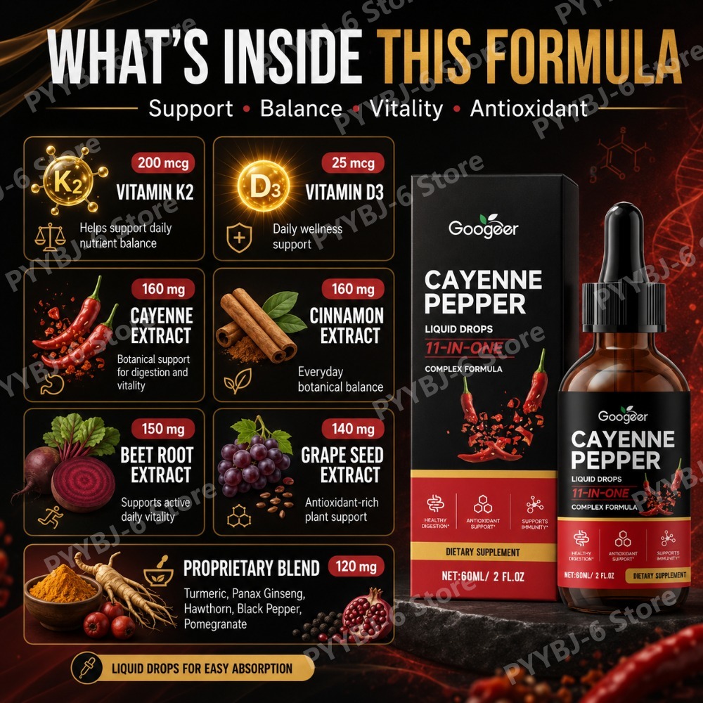 Googeer Cayenne Pepper Gocce L - Vitamin D3 K2 Drop recensione e prezzo