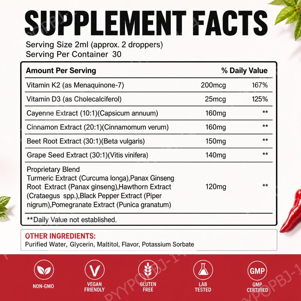 Googeer Cayenne Pepper Gocce L - Vitamin D3 K2 Drop recensione e prezzo